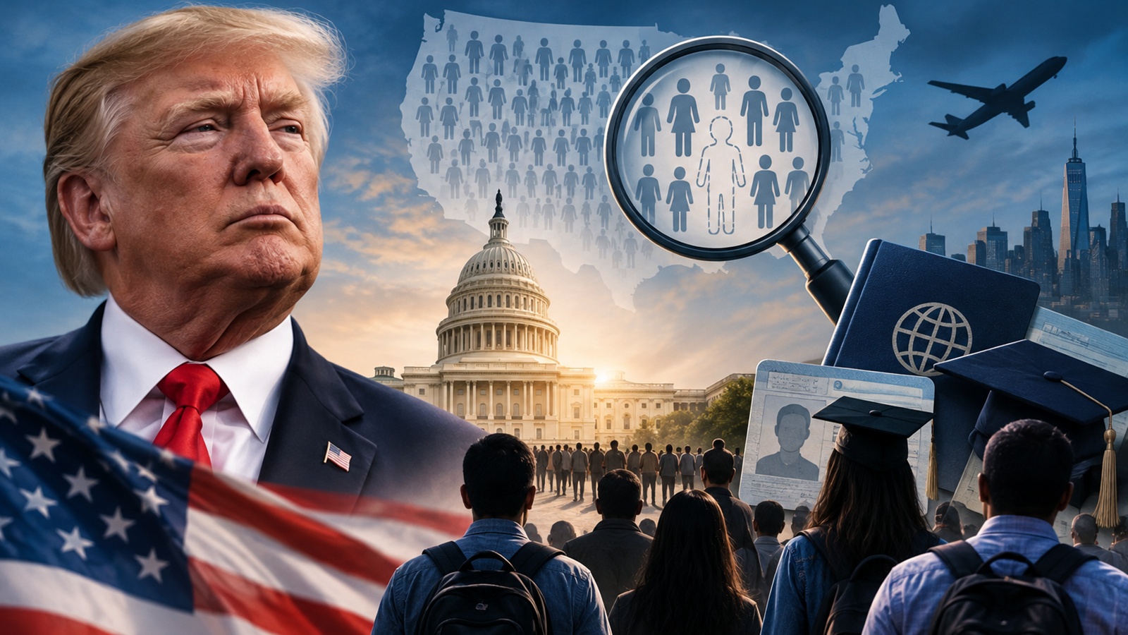 Trump Administration's 2030 Census Overhaul Could Exclude H-1B Holders and International Students from Population Count