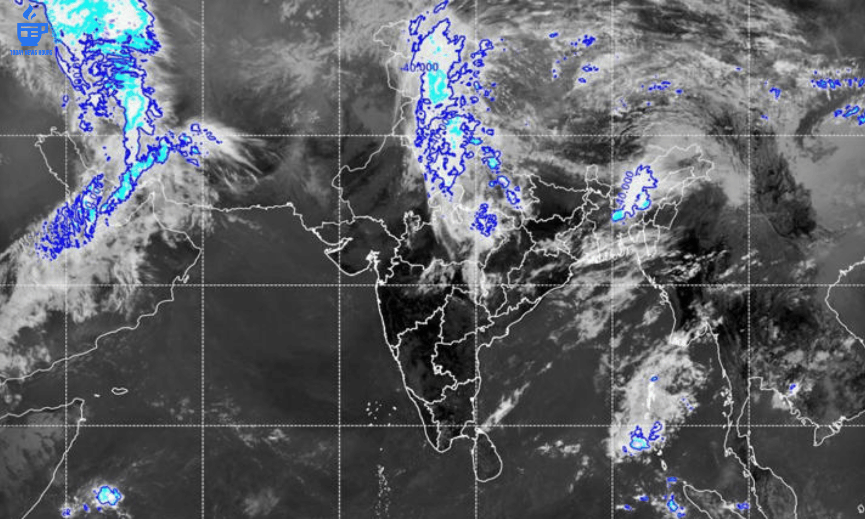 Satellite Images Show Massive Cloud Build-Up as Heavy Rain Alert Issued for Several States