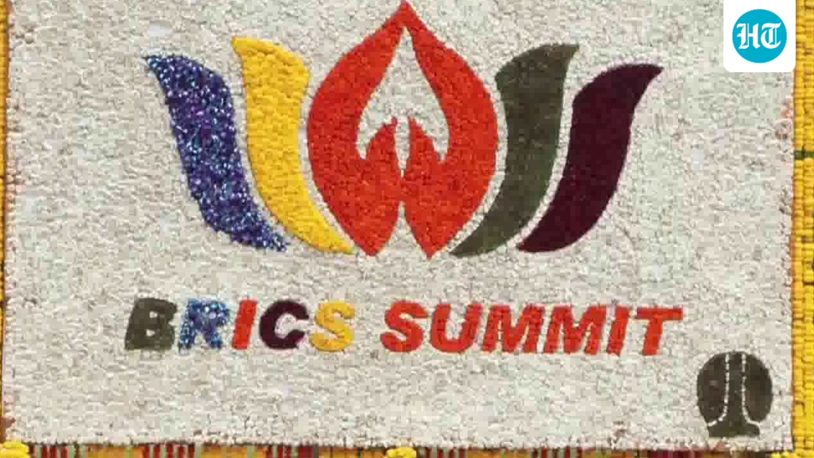 BRICS Summit Logo Combines Lotus and 'Namaste' to Symbolize Unity Among Member Nations