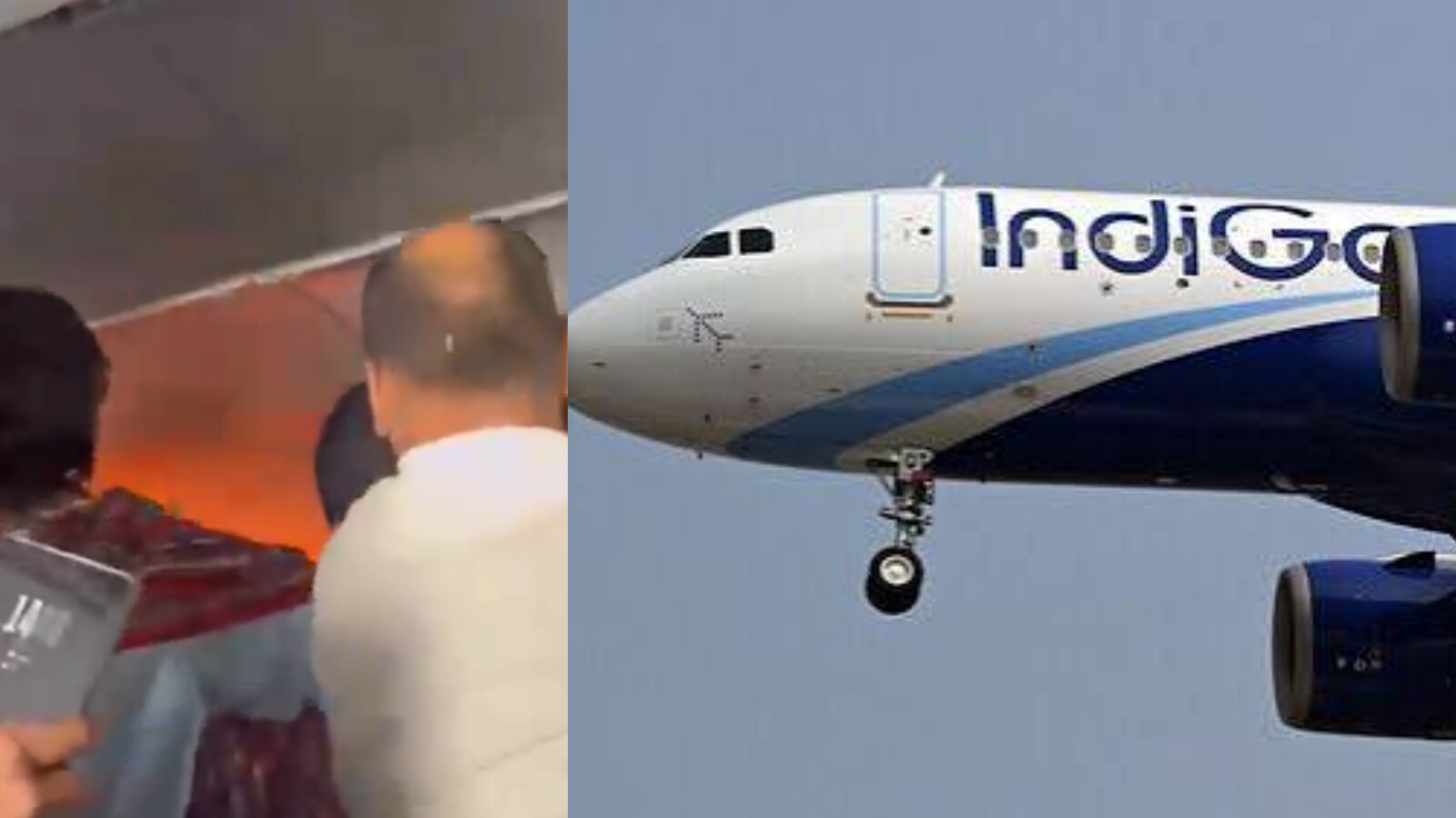 IndiGo Flight Diverted to Hyderabad After Power Bank Fire in Overhead Compartment