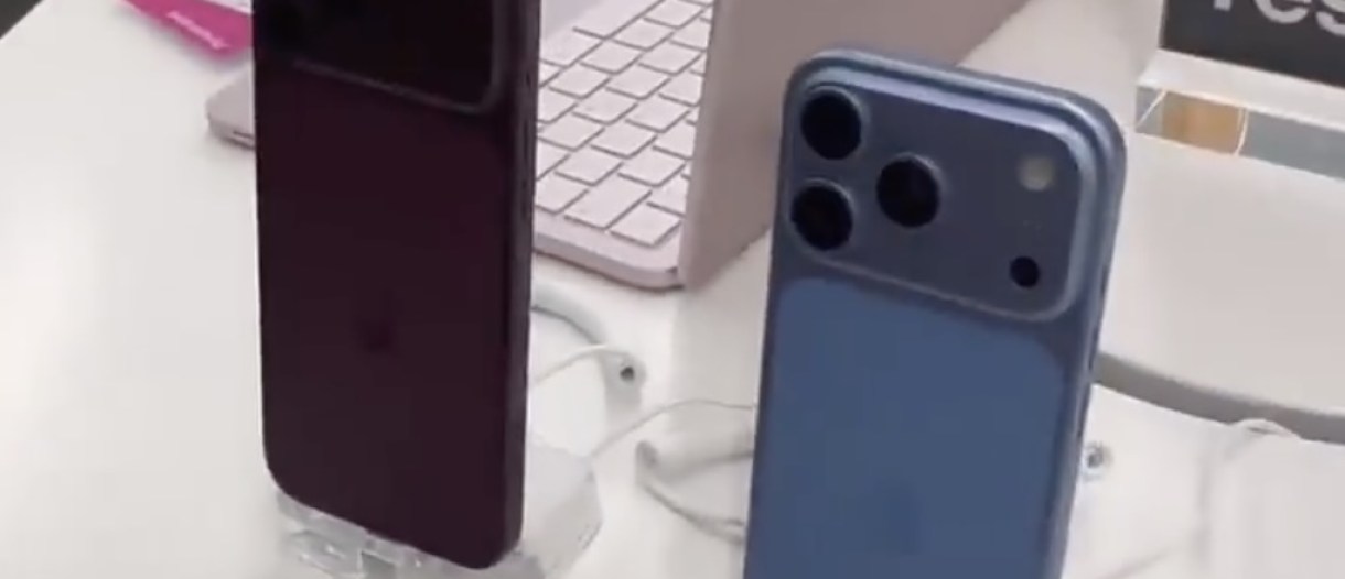 Leaked Footage Reveals iPhone 18 Pro Max in Dark Cherry, Pro in Blue Ahead of Launch