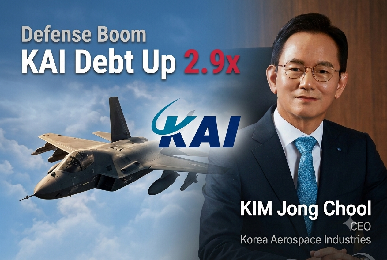 KAI Faces Cash Drain and Order Shortfall Amid Export Wins