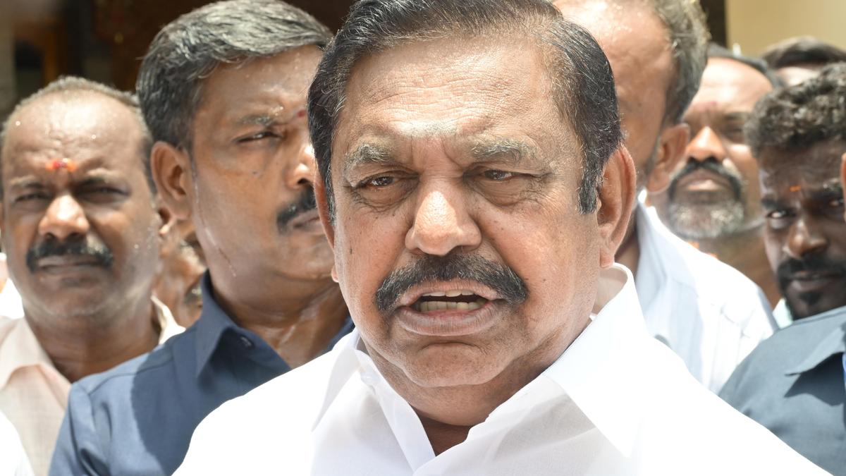 Palaniswami Criticises TVK Government’s Administration Amid Party Milestone