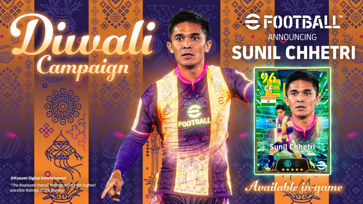 Konami Launches eFootball Diwali Campaign Featuring Sunil Chhetri, Sanju Samson and Gaming Creators