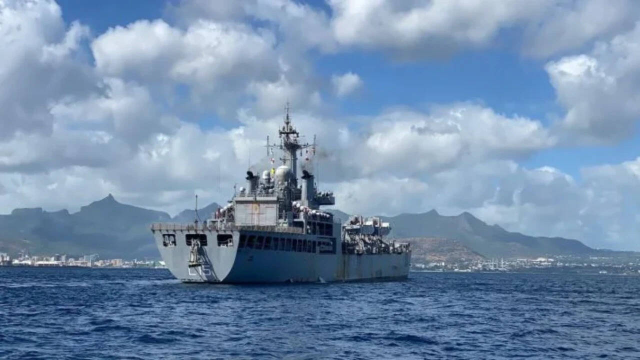 INS Kesari Experiences Water Ingress While Docked in Visakhapatnam