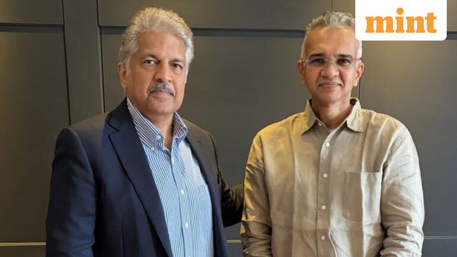 Anand Mahindra Switches to BHIM After Meeting NPCI’s Dilip Asbe
