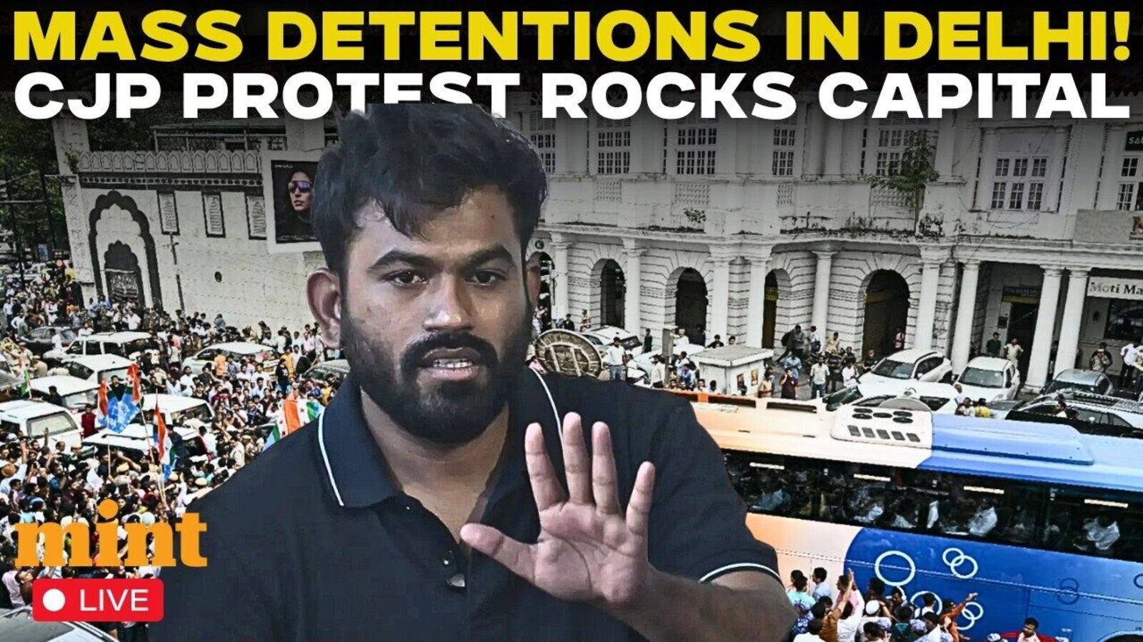 Delhi Protesters Detained as Cockroach Janta Party Calls for Election Commissioner’s Resignation