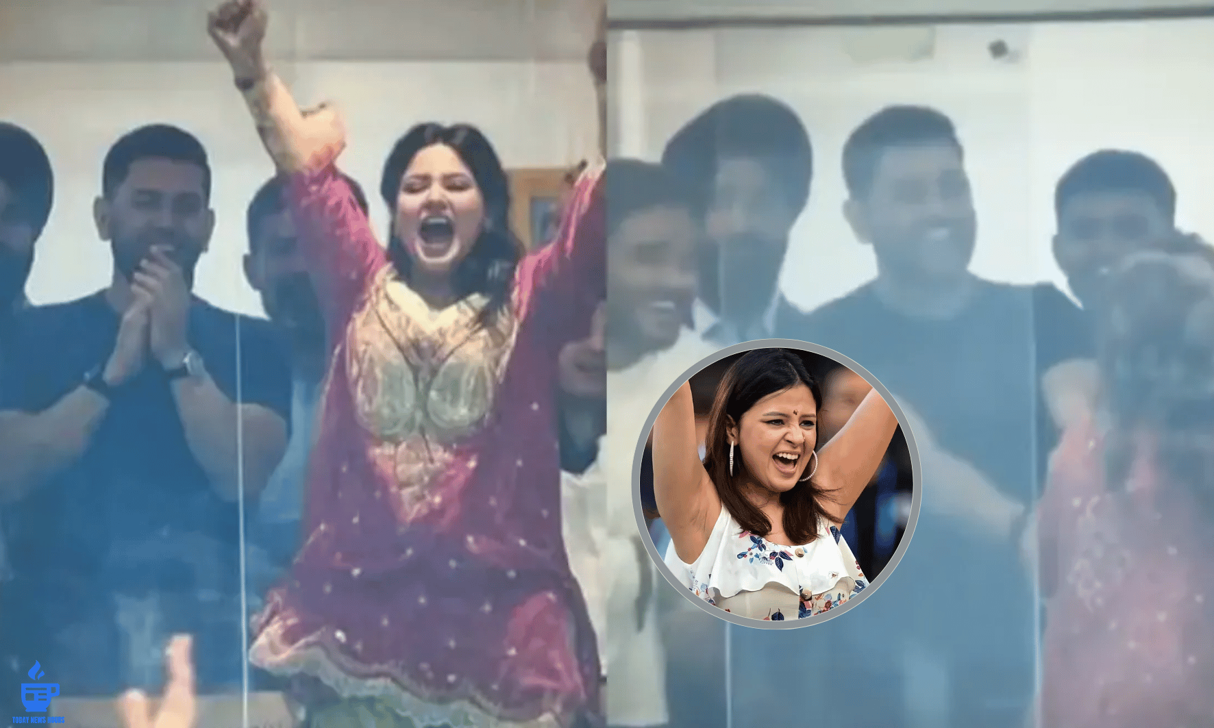 MS Dhoni’s Funny Reaction to Sakshi’s Celebration During IND vs ENG Semi-Final Goes Viral