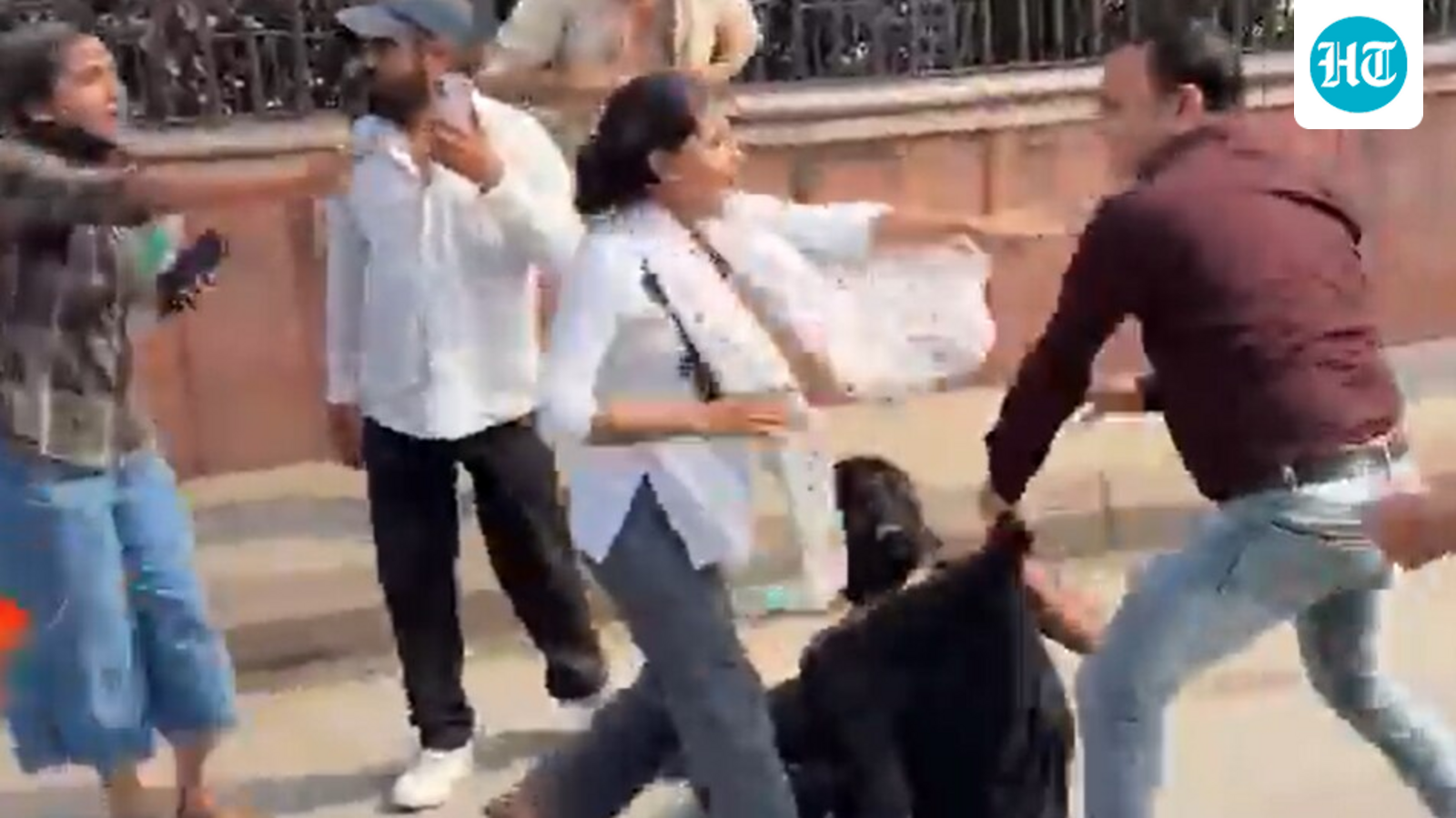 Right‑wing Groups Attack Protesters and Journalists in Delhi Amid Heavy Police Presence