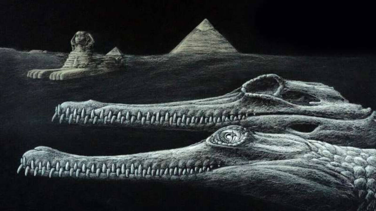 New Crocodile Species Discovered in Sphinx‑Building Rocks, Snout Missing Like Monument’s Nose