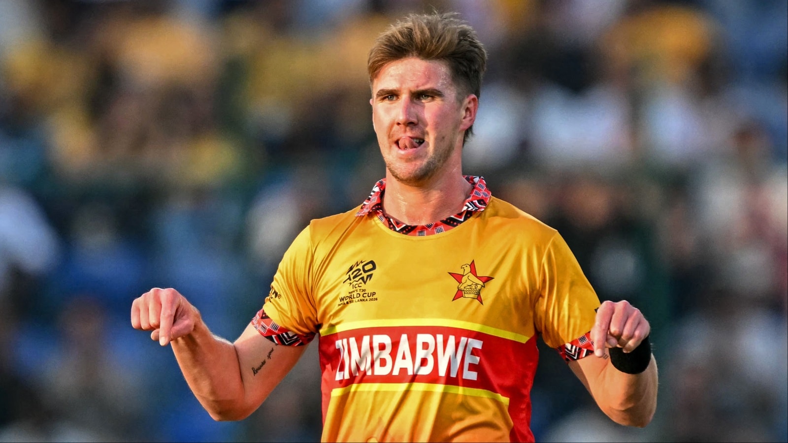 Zimbabwe's Brad Evans Sets New T20I Record With Lower-Order Fifty in Losing Final