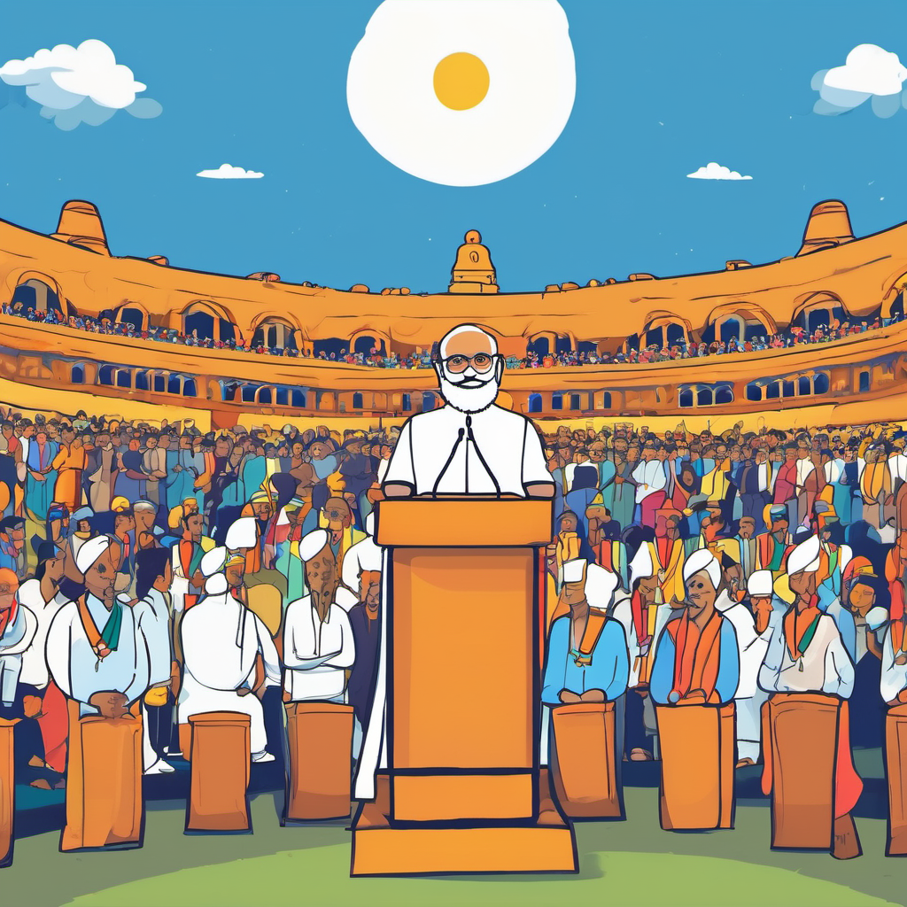 Modi Calls Opposition an ‘Obstructive Force’ at Gujarat Unity Day