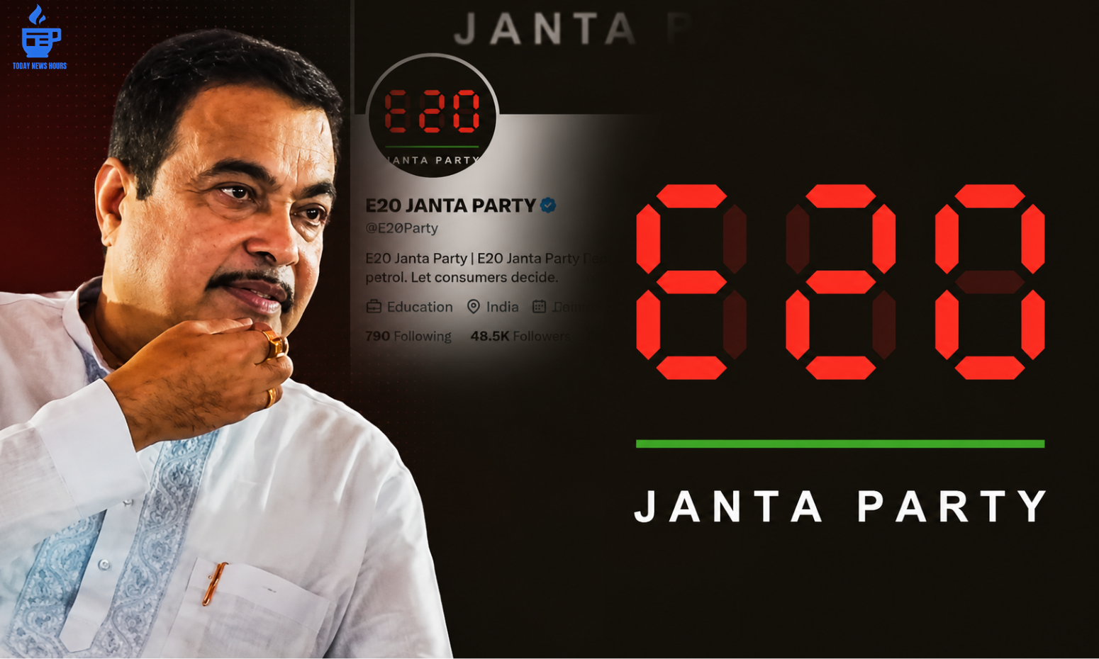 E20 Janta Party Emerges Online, Demanding Fuel Choice and Accountability Over Ethanol Blending