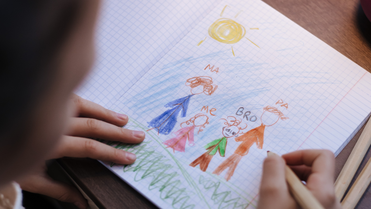 Children’s Family Drawings Offer Insight Into Their View of Home Life