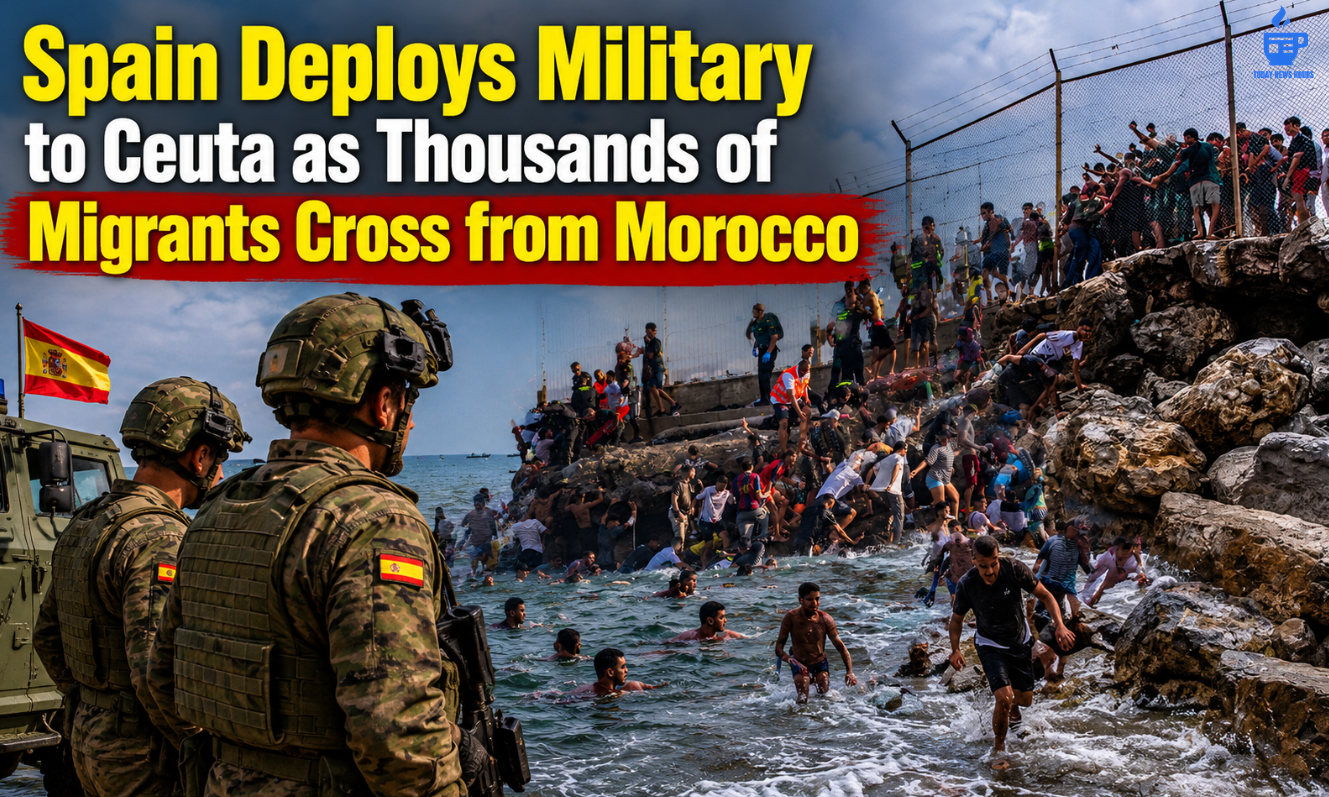 Spain Deploys Military to Ceuta as Thousands of Migrants Cross from Morocco; At Least 9 Die