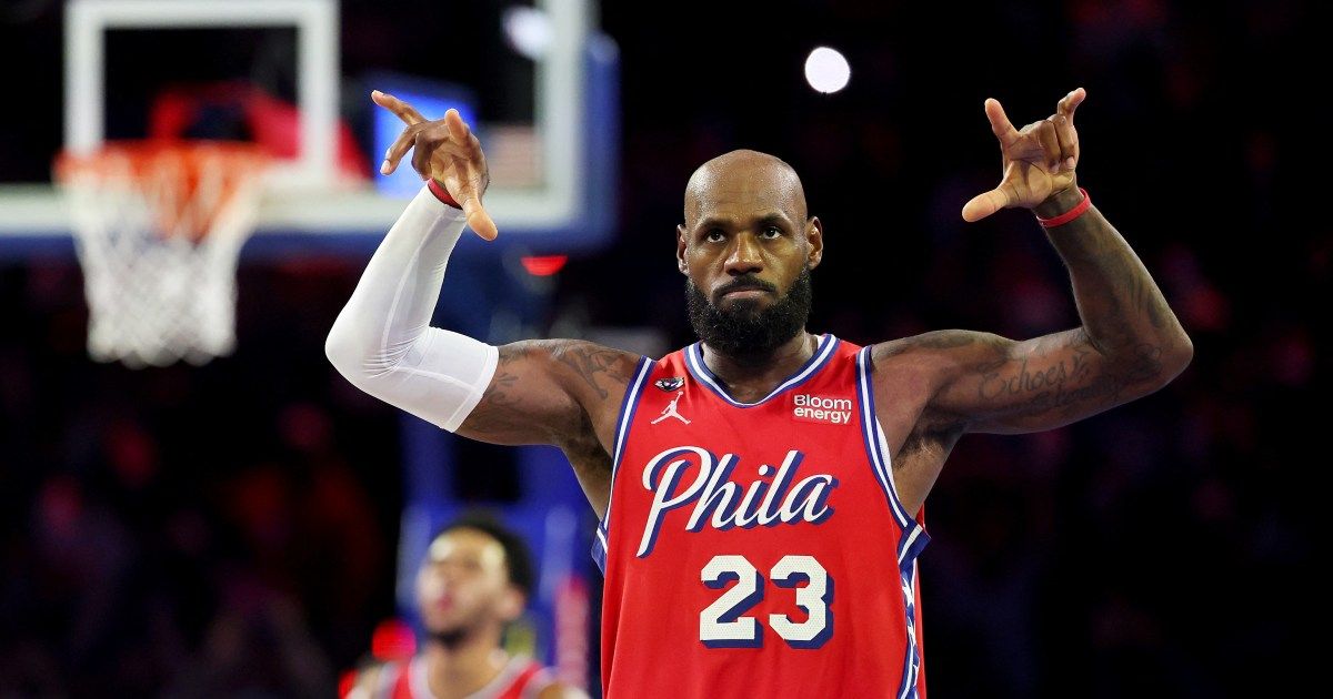 LeBron James and Tyrese Maxey Lead 76ers Past Knicks in NBA Cup Thriller