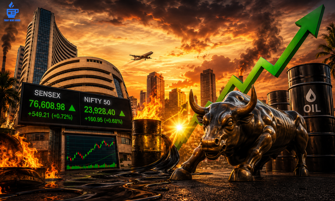 Indian Stock Markets Open Higher as Lower Crude Oil Prices and IT Buying Lift Sentiment