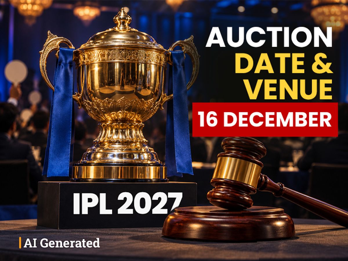 IPL 2027 Auction Set for Goa on 16 December, Retention Deadline 15 November