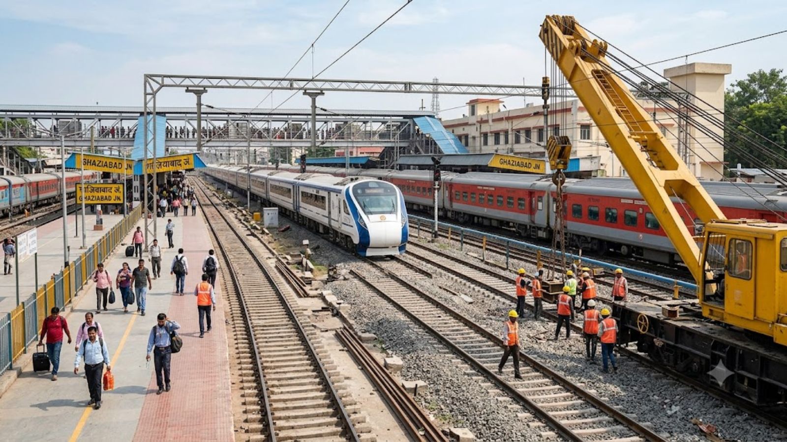 Northern Railway to Cancel 18 Trains, Shift Platforms for 45 Services During 10-Day Ghaziabad Station Block