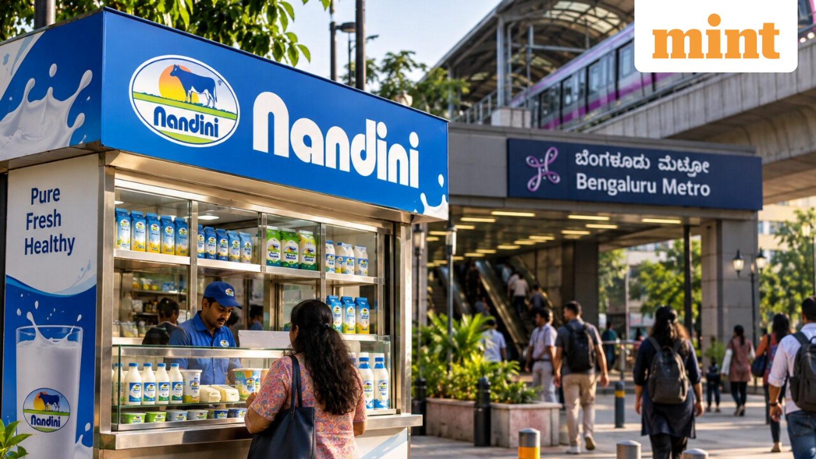 KMF to Open 120 New Nandini Parlours in Bengaluru, Including 30 Near Metro Stations