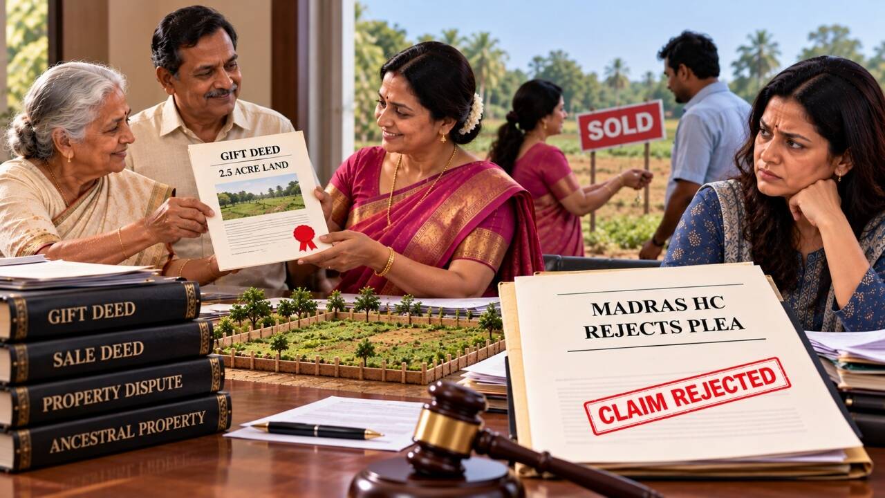 Madras High Court Rejects Granddaughter’s Claim to 2.5‑Acre Land Gave to Step‑Mother