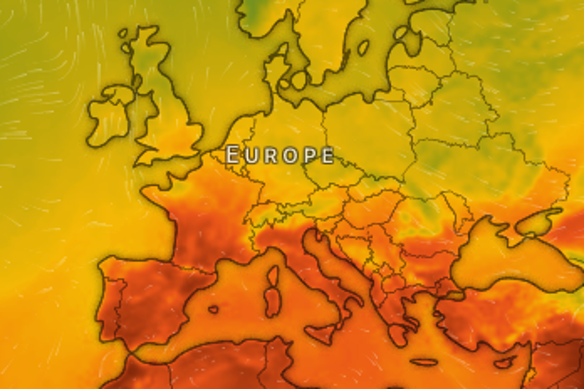 Heat Dome to Bring Scorching Temperatures to Southern Europe as UK Faces Changeable Weather