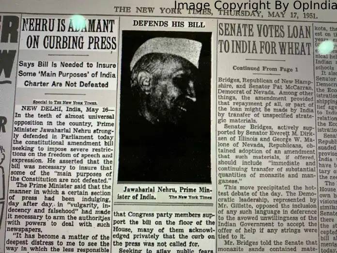 Nehru Amended the Constitution