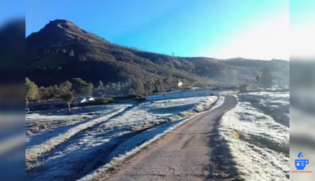 Munnar temperature today below zero