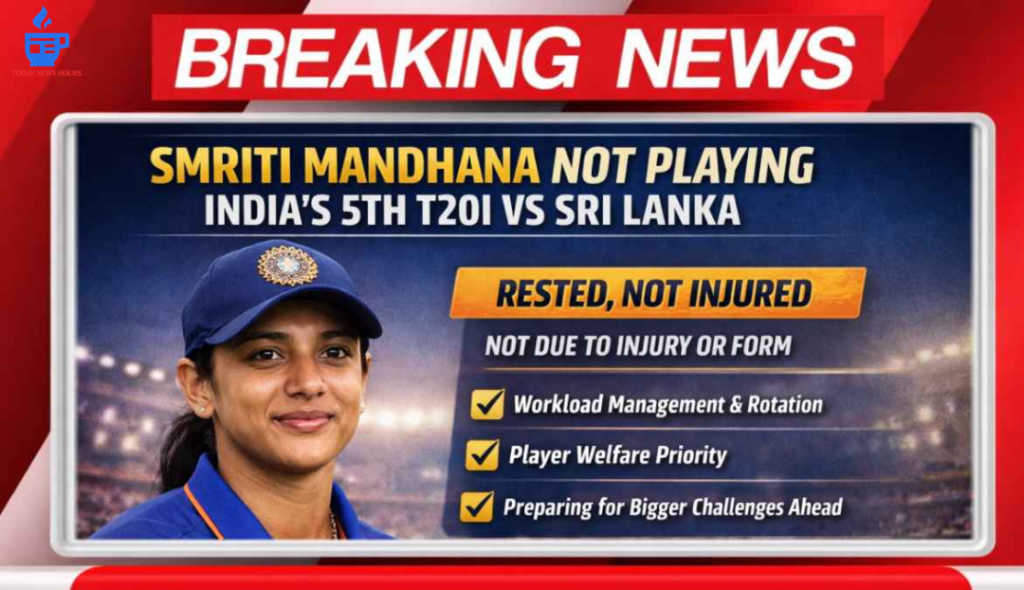 Why Smriti Mandhana not playing today