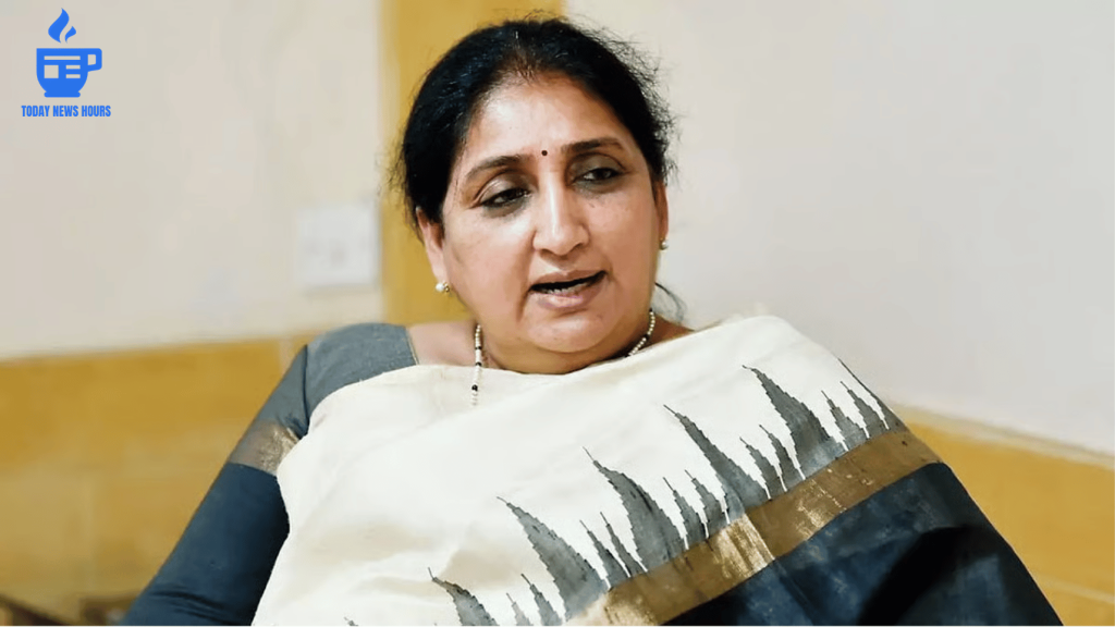 Sunetra Pawar Delivers Emotional First Speech As Deputy CM From Shivneri Fort
